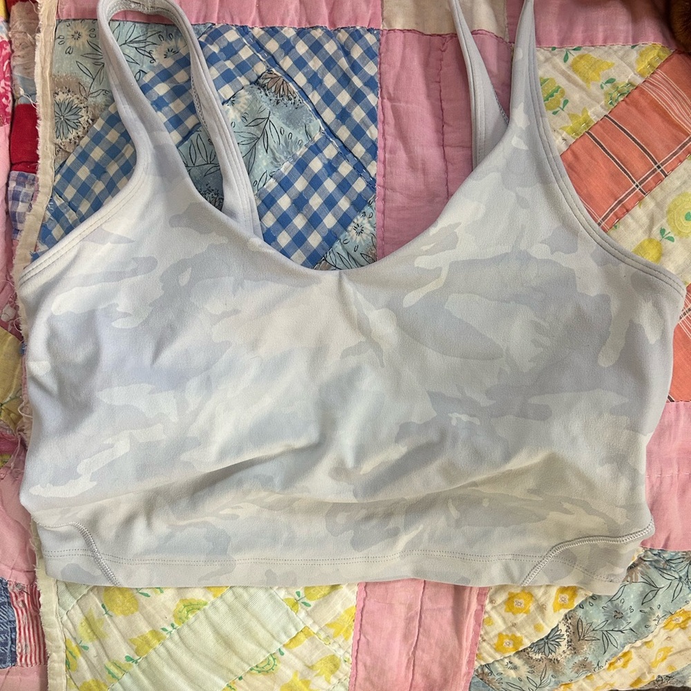 lululemon athletica White Camouflage Align tank